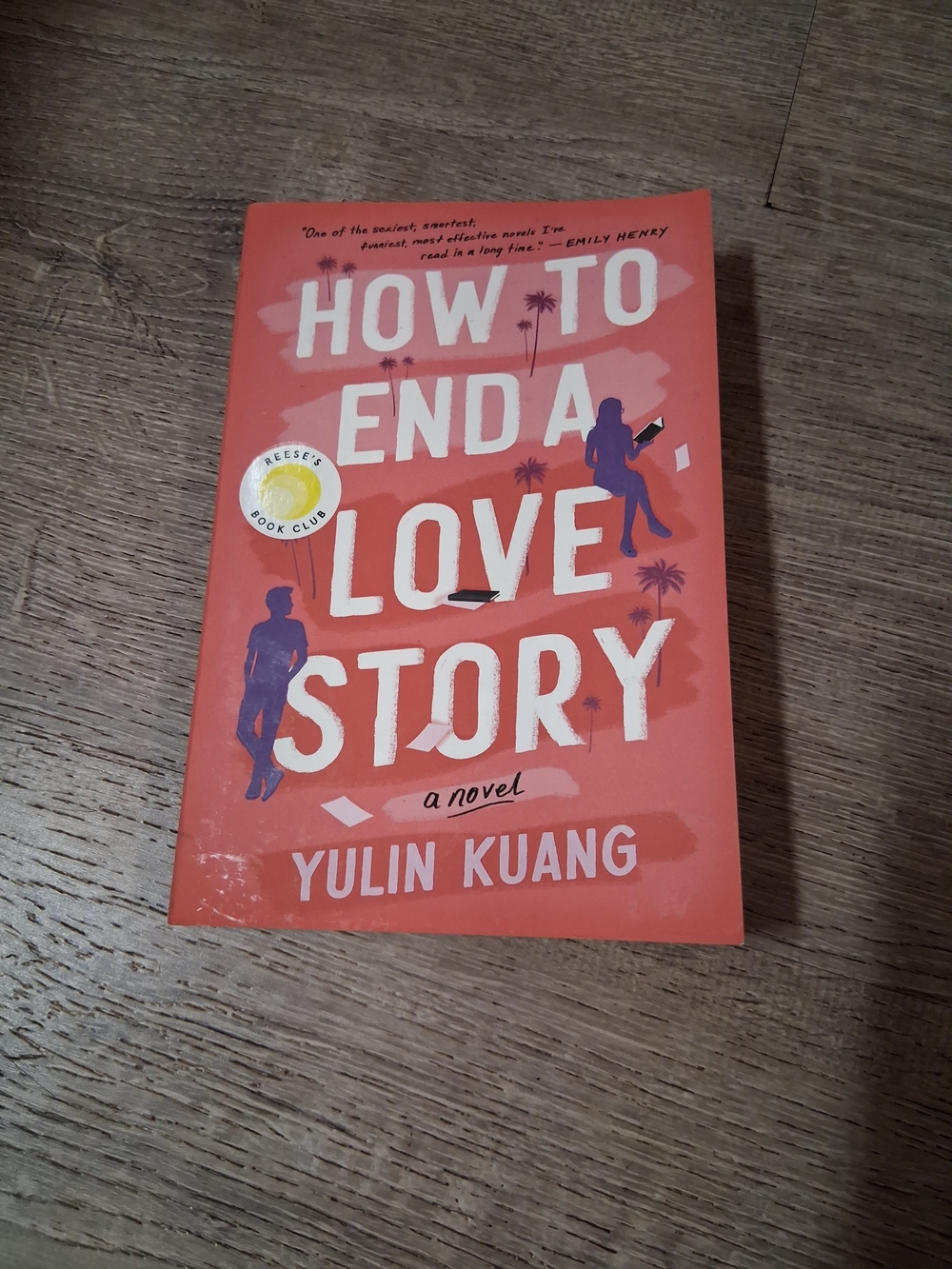 Coral 'How to End a Love Story' Decorative Book